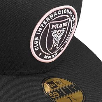 ★NewEra★Inter Miami Primary Logo 59FIFTY Inter Miami CF New Era Primary Logo 59FIFTY Fitted Hat - Pink
